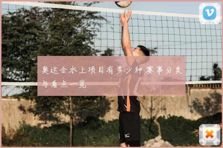 奥运会水上项目有多少种 赛事分类与看点一览