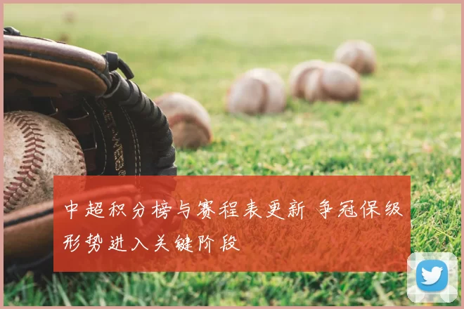 中超积分榜与赛程表更新 争冠保级形势进入关键阶段